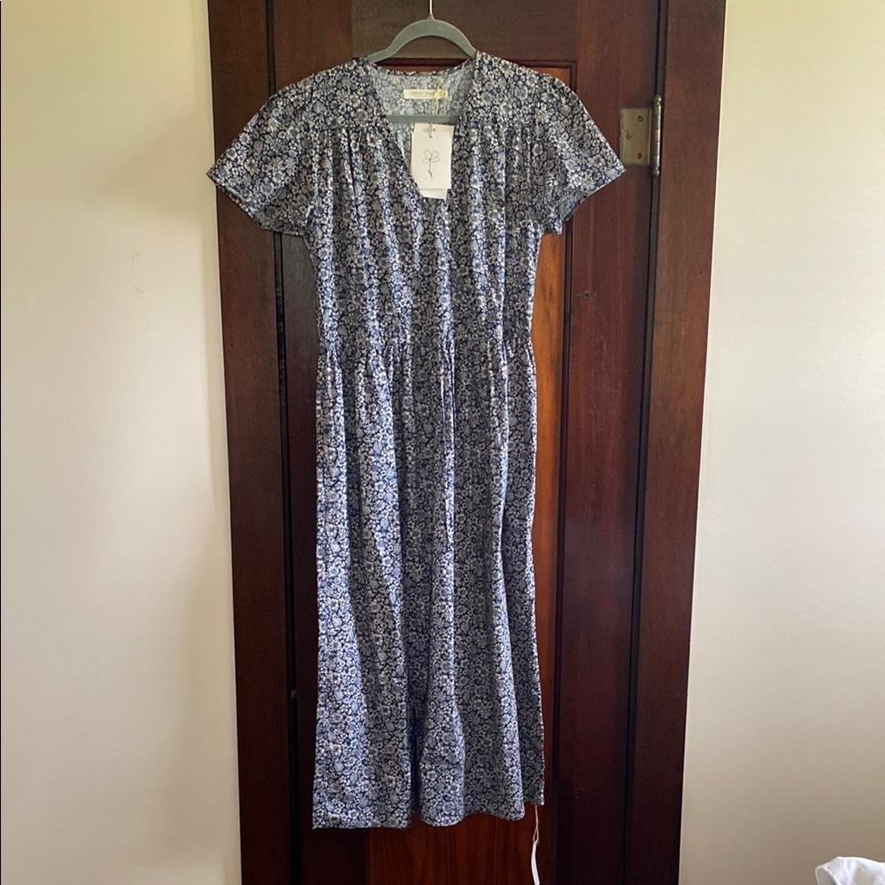 NWT Christy Dawn - Dawn Dress - Navy Daisy